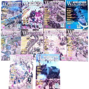 Lot of 10 Miniature Wargames Magazines 1997–1998 Historical Military Hobby Gamin